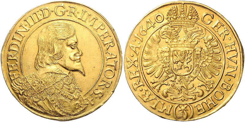 10 dukát Ferdinand III.